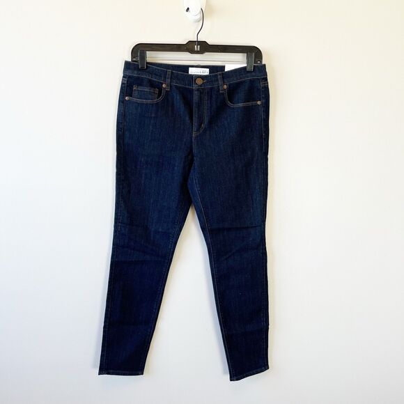 Ann Taylor Loft Modern Skinny Ankle Jeans Stretch Dark Wash Women's Sz 6/28 NWTs - Picture 3 of 10